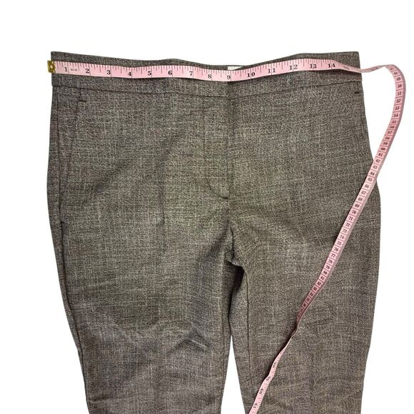 NEW Ann Taylor Ankle Button Detail Straight Leg Pant Size 6 Brown Dress Work - Picture 11 of 13